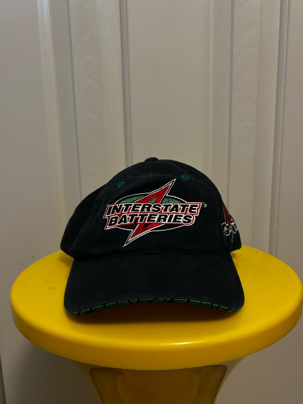 NASCAR Interstate Batteries Black Embroidered Baseball Cap